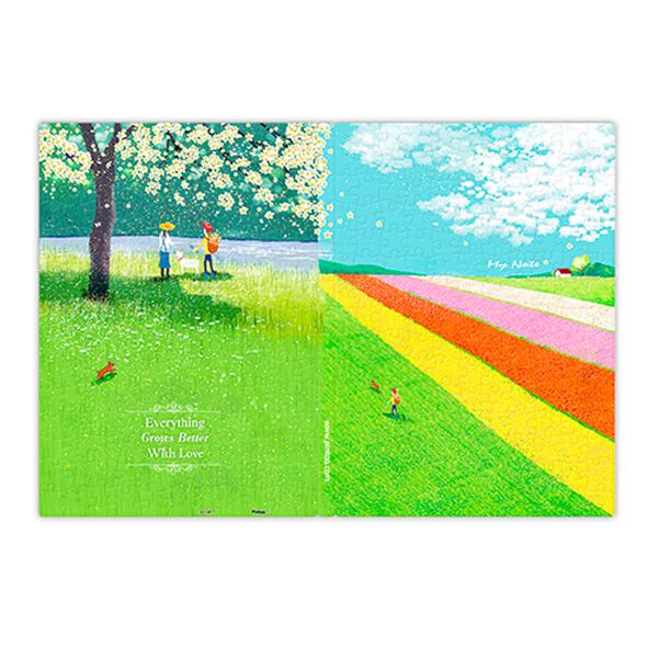 Idyllic Life - A5 Notebook Cover Jigsaw Puzzle (329 pieces)