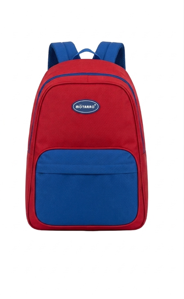 Motarro Kids Red &amp; Blue Backpack | Lightweight Daily Use Bag | Satchel