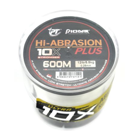 Pioneer High Abrasion 600m Clear Fishing Line 0.26mm - 12lb/5.5kg, Shop  Today. Get it Tomorrow!