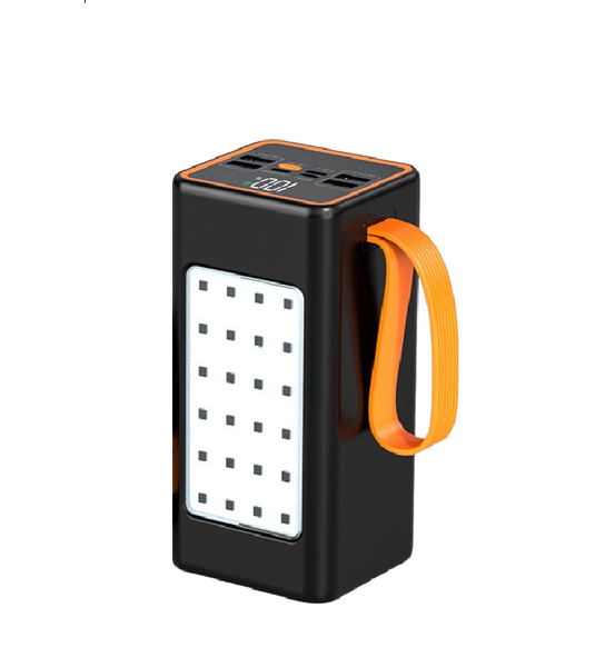 Quick charging Large Capacity Power Bank - 100000mAh with 4 cable/torch