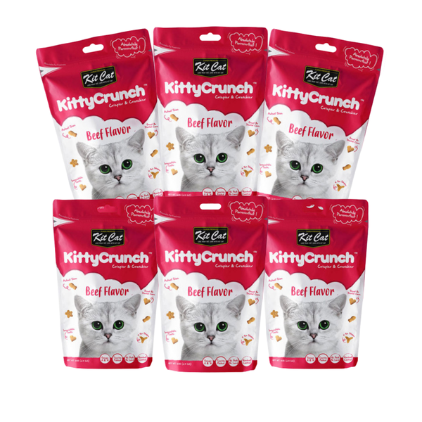KittyCrunch Beef Flavour (6 x 60g)