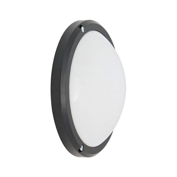 Eurolux Bulkhead Abs With Acrylic Lens Black