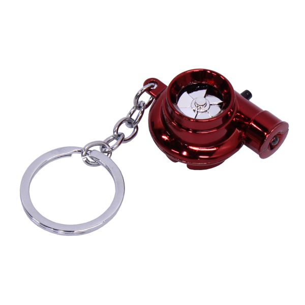 Turbo Charger Keyring with Turbo Sound &amp; Light - Red