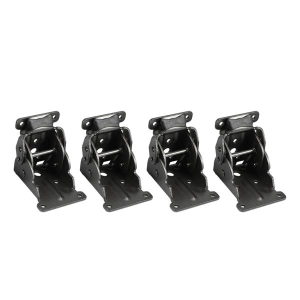 4Pcs Collapsible Support Frame Self-Locking Hinge Table Leg Fittings