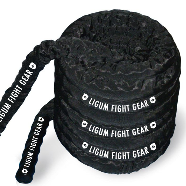 Premium Sheathed Battle Rope - 12m - Ligum Fight Gear