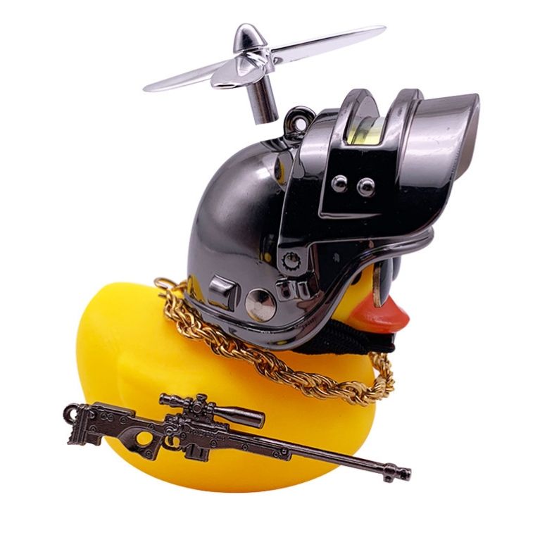 Social Duck Bamboo Dragonfly Helmet Bike Ornament