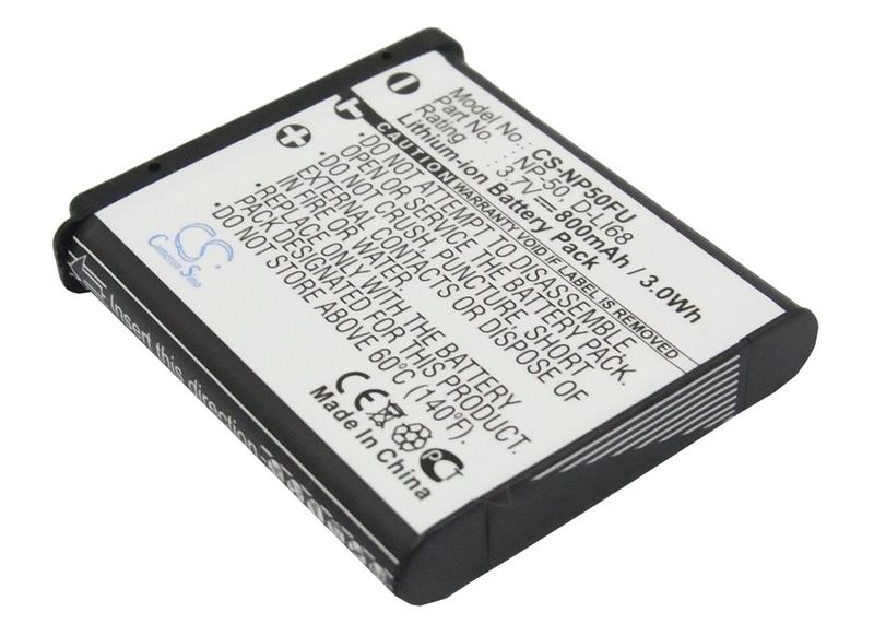 FUJIFILM FinePix F100fd;JUPIO;LECTROSONICS;PENTAX;RICOH replacement battery