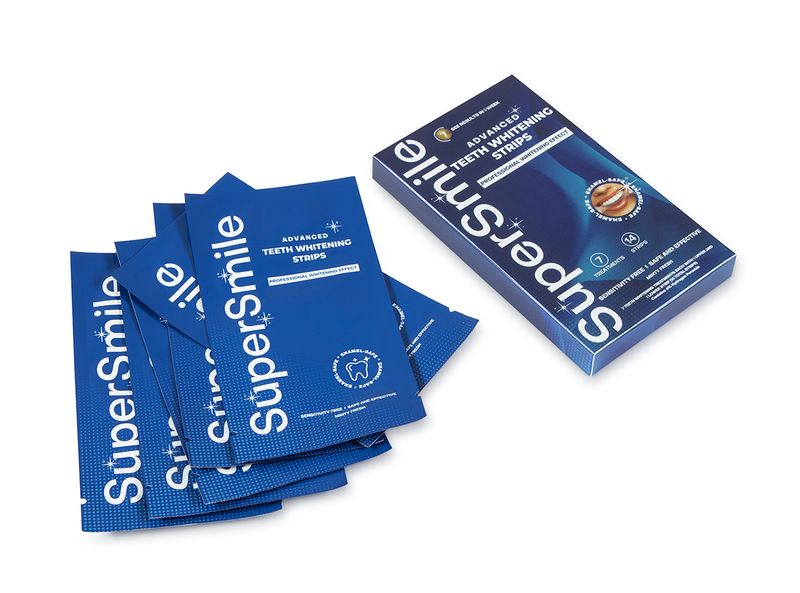SuperSmile Advanced Teeth Whitening Dry Strips