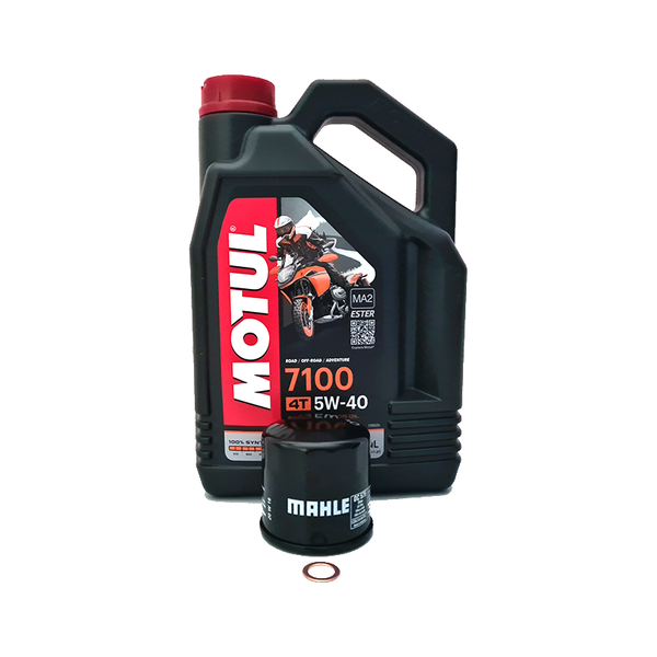 BMW K Series oil service kit with Motul 7100 5W40 oil #1