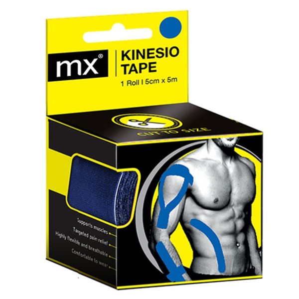 Mx - Kinesio Muscle Tape Dark Blue 5cm x 5m