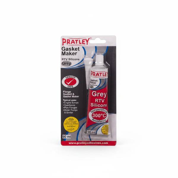 Pratley Grey RTV Silicone Gasket Maker 90ml - Waterproof Sealant
