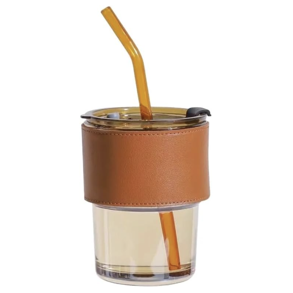 350ml Glass Coffee &amp; Tea Travel Tumbler