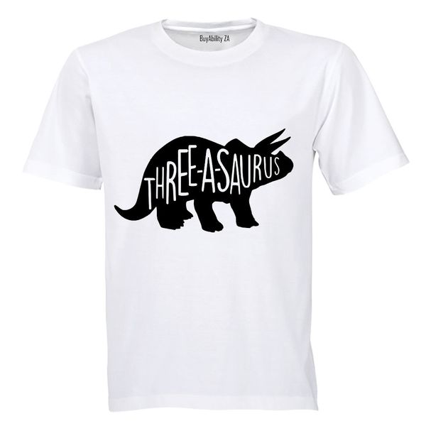 A-Saurus - Kids T-Shirt - White image
