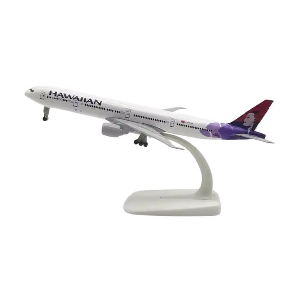 20cm-Scale Hawaii 777 Airplane Models Alloy Diecast Airplane Model