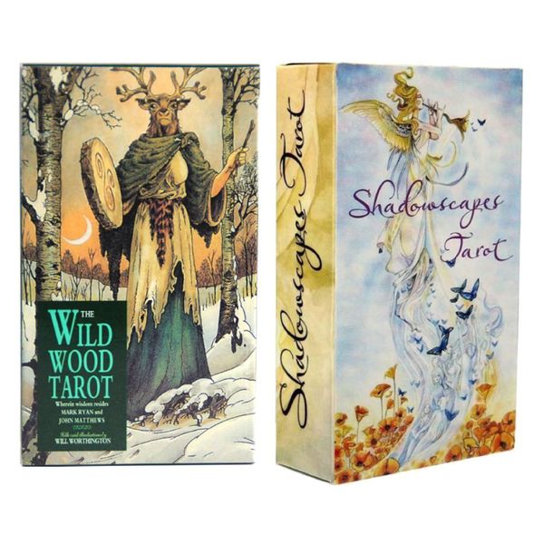Toy The Wild Wood and Shadowscapes Tarot Cards Set of 2 - 10.3cm