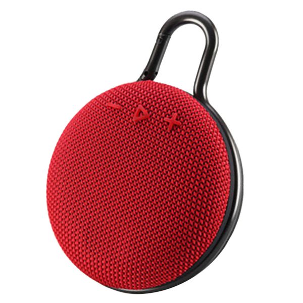 Mini Bluetooth Speaker with Bass (Red)