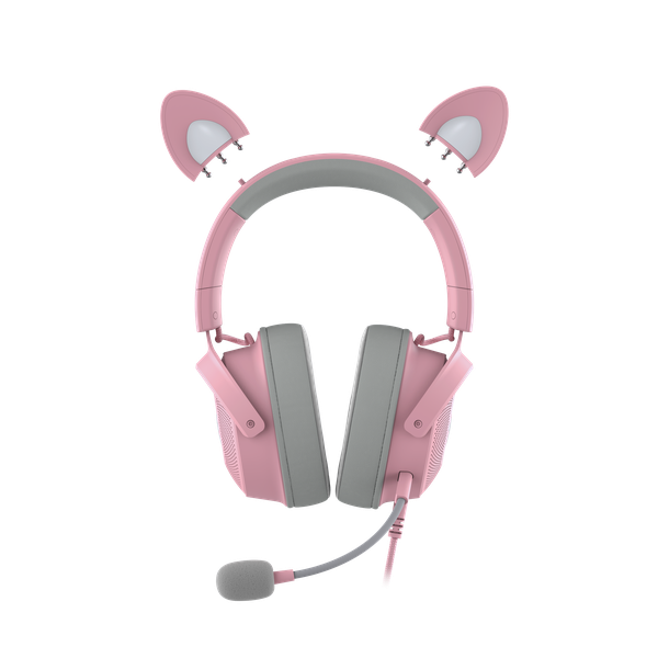 Razer Kraken Kitty V2 Pro - RGB Headset with Interchangeable Ears - Quartz