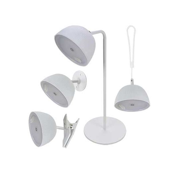 ACDC - Usb Rech. White 4-in-1 Dimmable Led Lamp Kit 3.5w 4000k