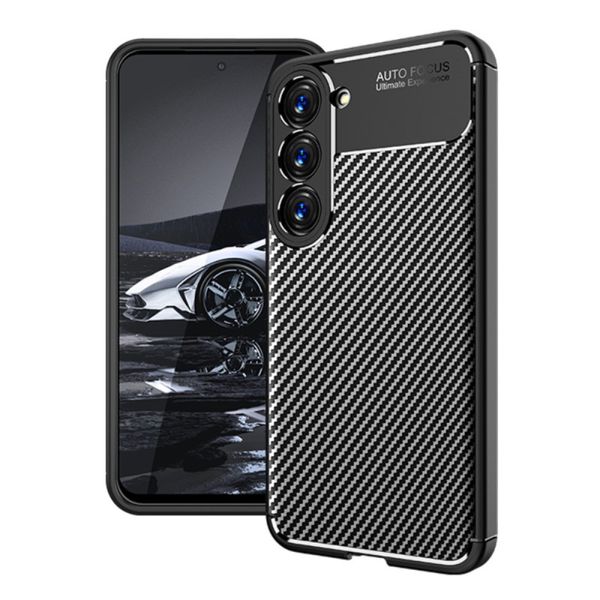 Carbon Fiber Cover Compatible with Samsung Galaxy S24