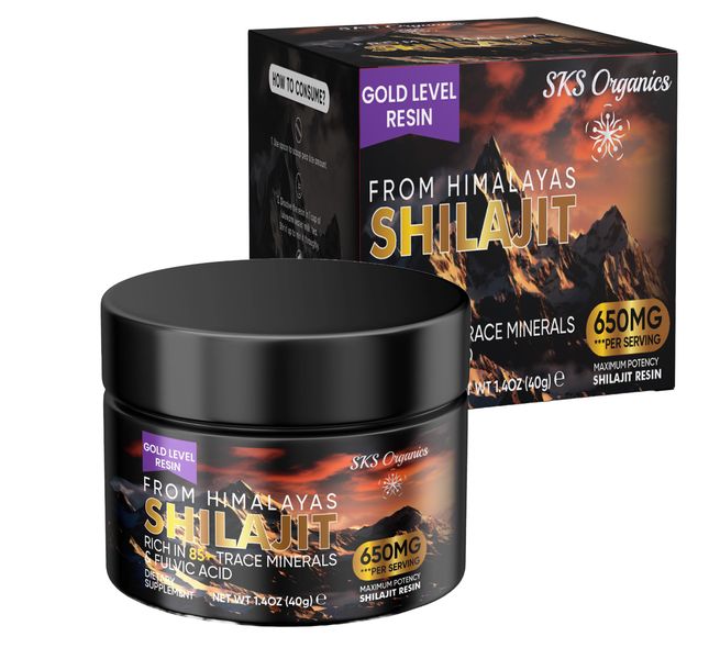 Shilajit Resin -650mg Gold
