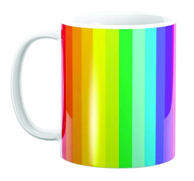 PepperSt Mug - Rainbow Stripes