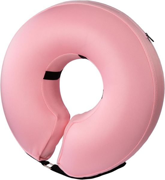 Dog Cone Collar, Inflatable Recovery Pet Cone, Adjustable Blow(M Size)