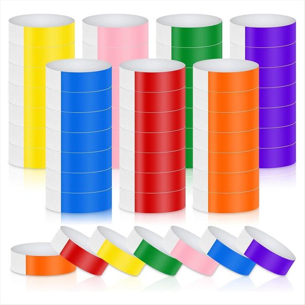 Wristbandsfor Events Colors - 700 Counts Neon Wrist Bands Waterproof