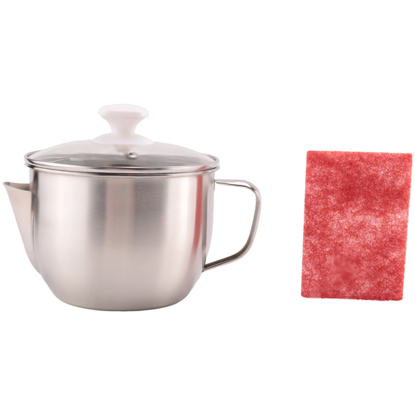 1000Ml Soup Oil Separator Oil Filter Oil Fats Separator with Lid