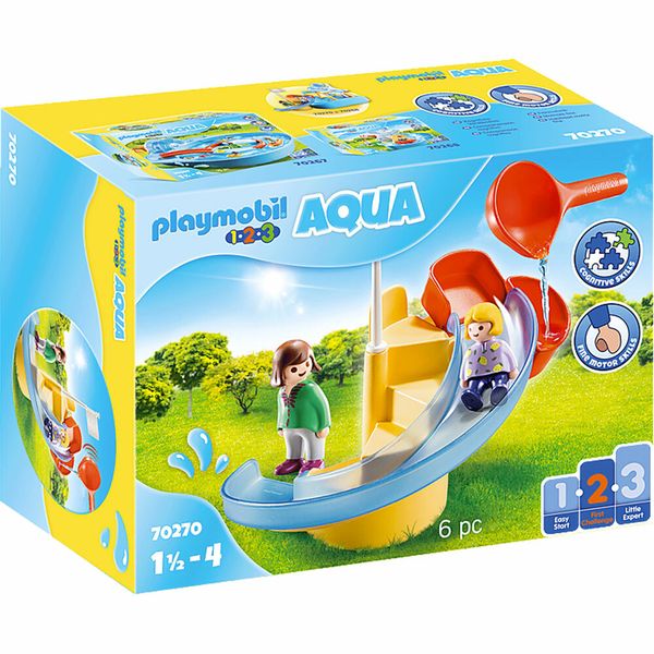 PLAYMOBIL AQUA 1.2.3 Water Slide 70270