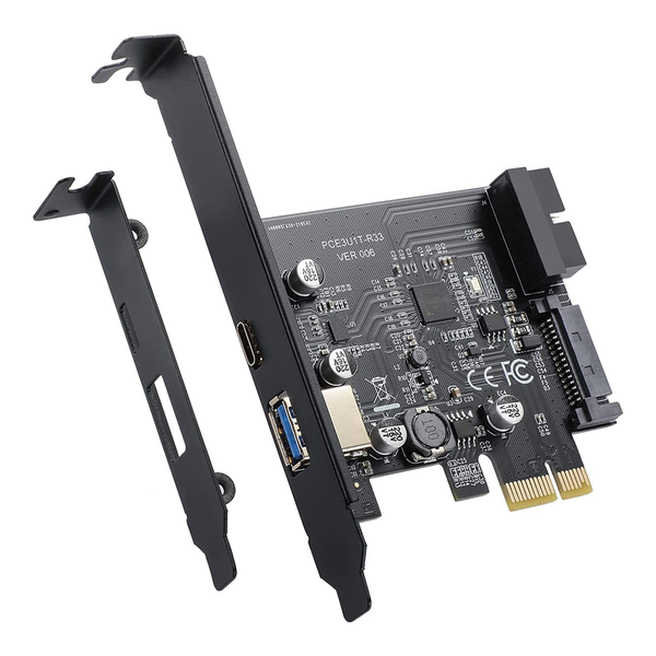 PCI-E 1X To USB 3.2 Gen1 USB3.2 Type-C Front Adapter Card