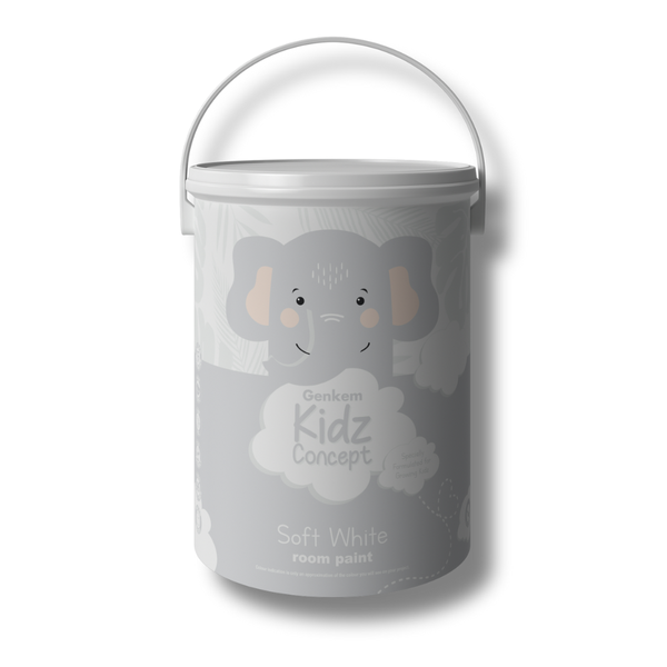 Genkem Kidz Room Paint Kids 5lt Soft White