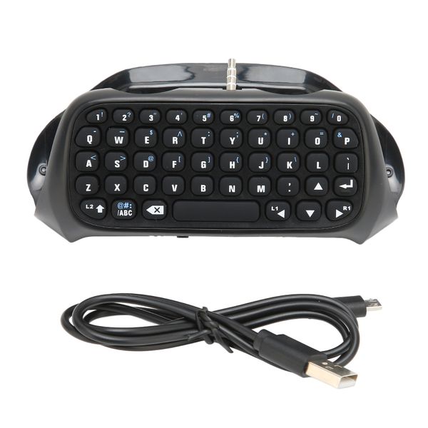 Wireless Bluetooth Keyboard DC 5V Stable Portable Gamepad Message for PS4
