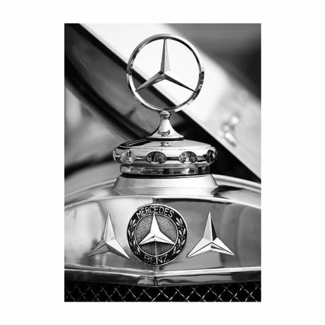 Mercedes Benz Star Badges - A1 Poster Image