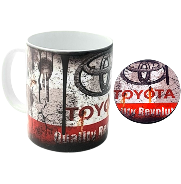 Toyota Themed Mug &amp; Coaster Set