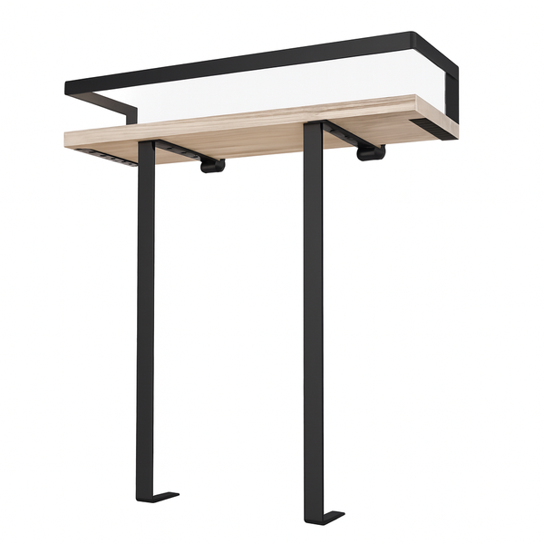 Wall-Mounted Towel Rack with Shelf