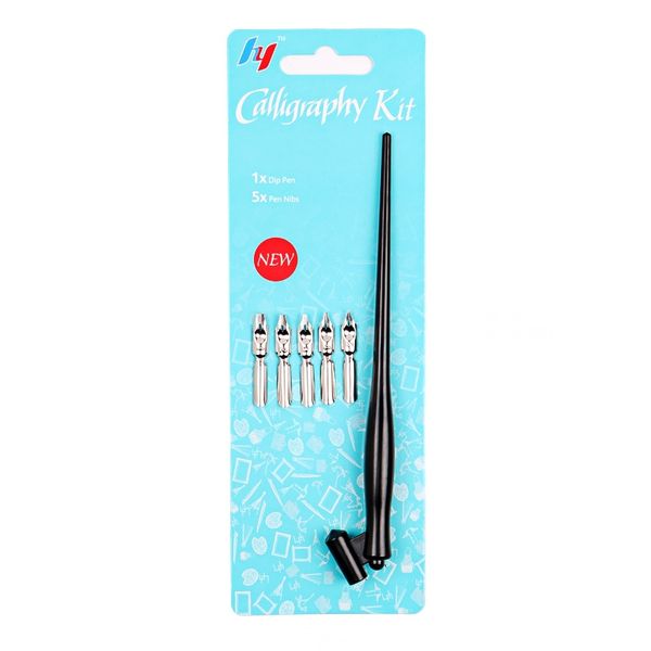 Calligraphy Pen Set With 5 Pen Nibs