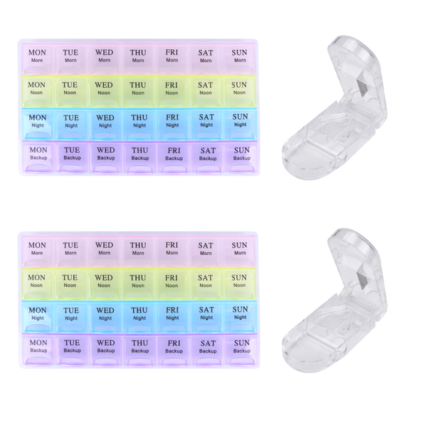 3-Times-A-Day + Pill Cutter - 2 Pack image
