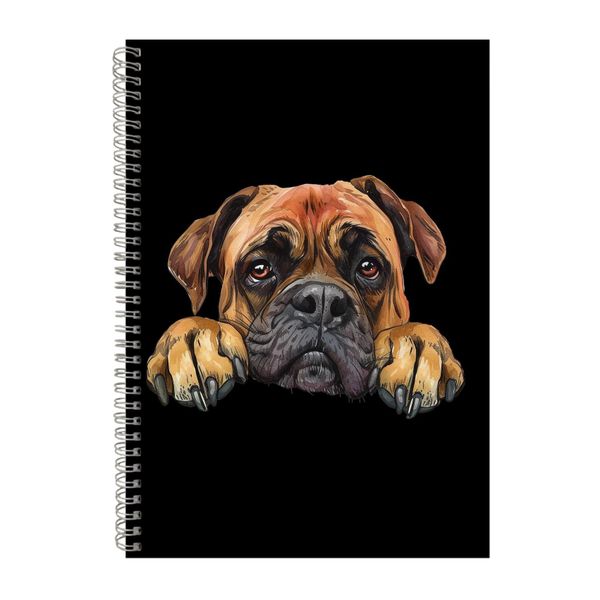 Bullmastiff A4 Notebook Spiral Lined Notepad Dog Idea 333