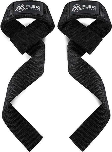 Flexi Muscles - Lifting Wrist Straps for Weightlifting &amp; Strength Training