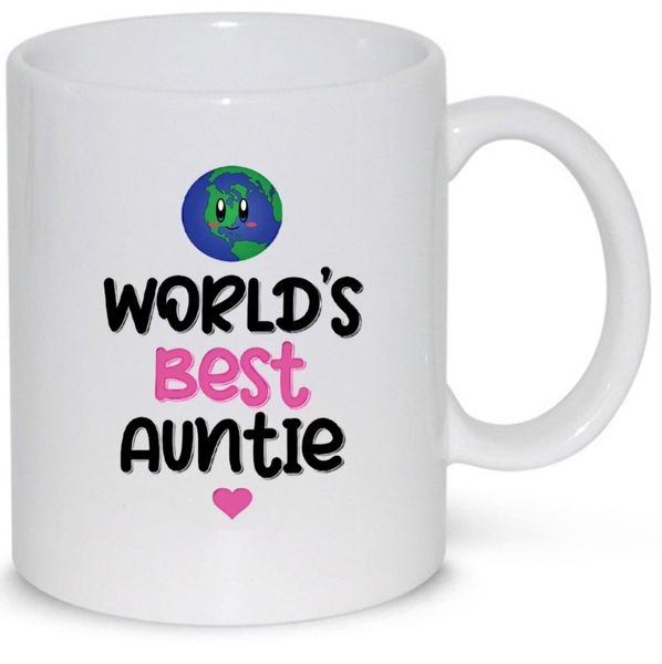 World's Best Auntie Birthday Christmas Mother's Day Gift 11Oz Coffee Mug