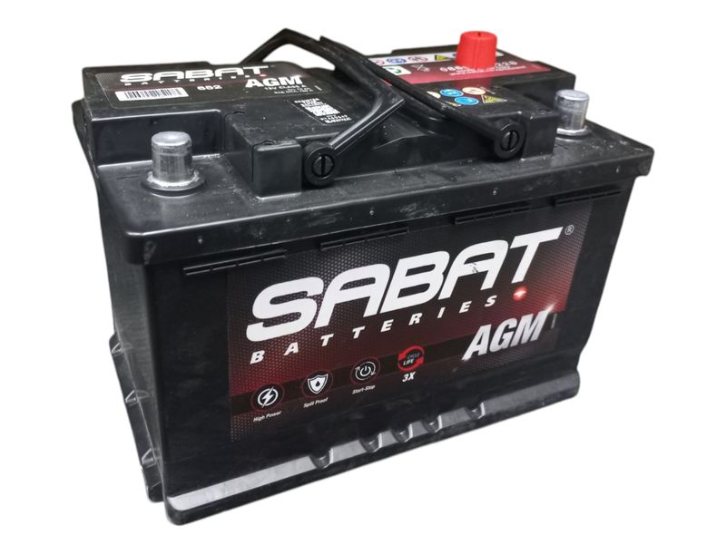 Auto - Sabat 652 - AGM Battery 12 Volt 70Ah