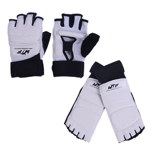 MMA Gloves Half Finger Boxing Combat Foot Protector for Taekwondo Training