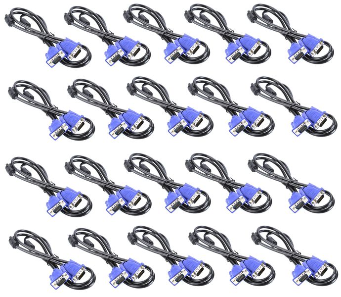 VGA Cable - 1.5m Bundle - 20 Pack