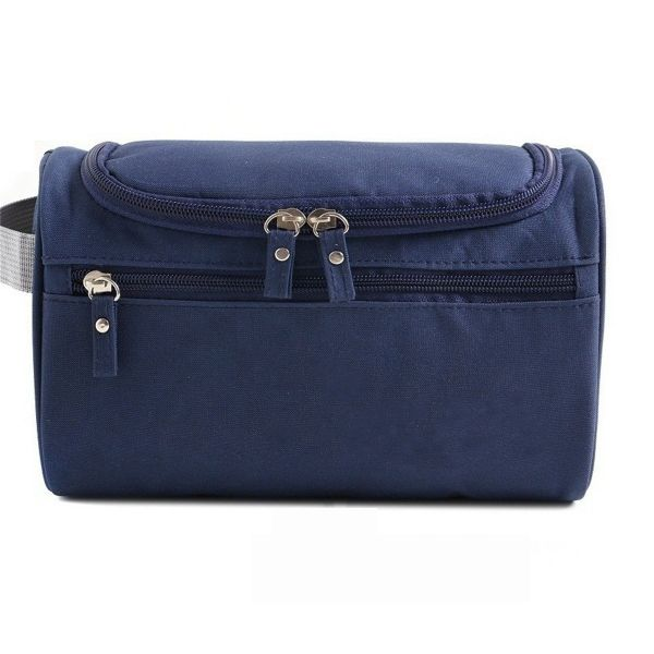 Toiletry Bag Shave Pouch Anti-Tear Nylon - Blue
