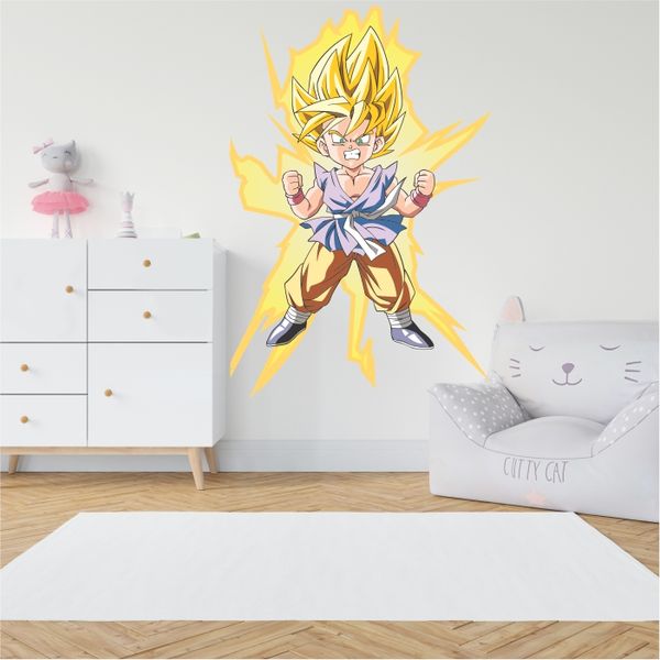 Dragon Ball Z SSJ 2 Kid Goku Decal