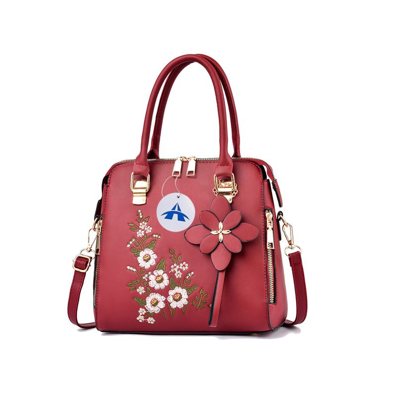 Embroider Luxury Women Handbag PU Fashion Shoulder Bag | Shop Today ...