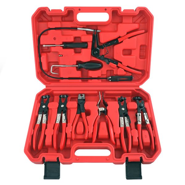 Hose Clamp Pliers Set, Bendable Wire Tube Bundle Pliers Kit