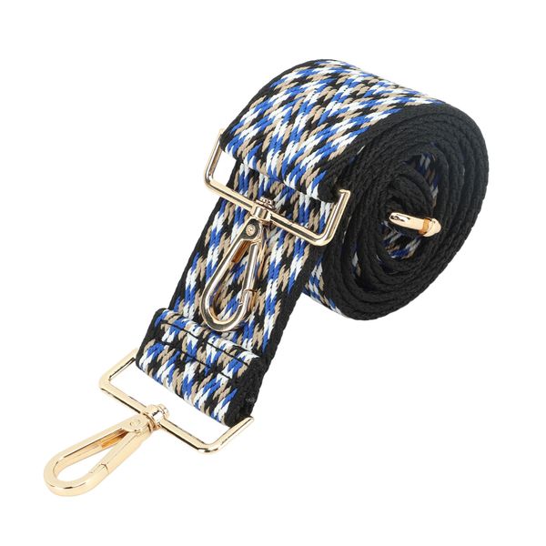 Camera Strap Woven Polyester Black Blue White