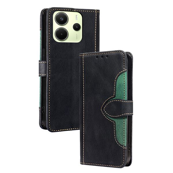 Retro PU Leather Flip Cover Case Compatible With Redmi Note 14 Pro Plus 5G
