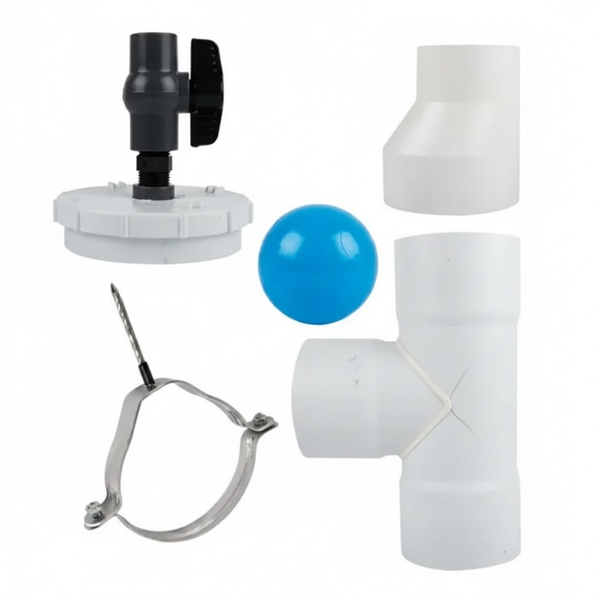 PVC Gutter First Flush DIY Kit for Rainwater Harvesting